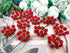Beautiful Artificial Mulberry Paper Heart Petals Mini Roses Flowers Wedding Embellishment Scrapbooking Wedding Doll House Supplies Card DIY Crafts...