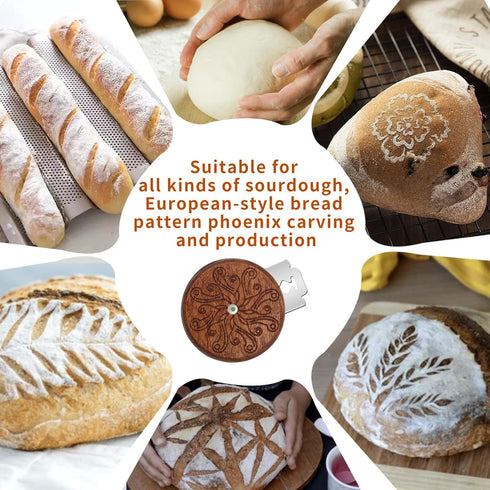 UFO Bread Lame Cutter set, Sourdough Bread Scoring Tool for Homemade, Sourdough Bread Bakers Cutting Bread Scoring Knife Razor Cutter,Gift for Bag...