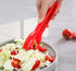 New Star Foodservice 35605 Utility Tong, High Heat Plastic, Straight Edge, 6 Inch, Set of 12, Red...