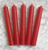 Biedermann & Sons 2-Hour Long Burning Unscented Tree or Chime Candles, Red, 4 Inch Tall - Set of 20...