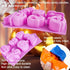 Pumpkin Silicone Mold Halloween Cake Mold 5 PIECE Chocolate Molds Silicone with Ghost Pumpkin Bat & Witch Hat Cookie Molds for Candy Gummy Jello I...