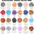 4mm Natural Mixed Materials Gemstones Beads Tiny Spacer Round Loose Beads Jewelry Making KIT with Thread and Needles 600 PCS(24 Natural, 4mm)...