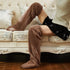 Over Knee Fuzzy Socks Thigh High Stockings Long Soft Leg Warmers for Women Winter Cozy Home Sleeping, 1 Pair...