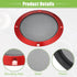 ACROPIX Universal 5" Car Speaker Grills Cover Mesh Round 5 Inch Audio Speaker Subwoofer Guard Protector Case with Mounting Screws Iron Red - Pack ...