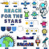 82Pcs Outer Space Bulletin Board Decoration Kit Astronauts Aliens Rockets Reach for The Stars Cutouts with Glue Points Space Theme Bulletin Board ...
