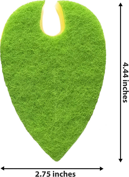 Evriholder Quick-Dry Dish Scrubbing Sponge, 8 Count, Green and Yellow...
