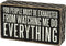 Primitives by Kathy 28618 Lattice Trimmed Box Sign, 20 x 17-Inches, Must Be Exhausted...