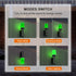 Hompavo ?Upgraded? LED Flame Light Bulbs, Green Flickering Light Bulbs with Upside Down Effect, E26 Flame Bulb for Home Halloween St. Patrick's Da...