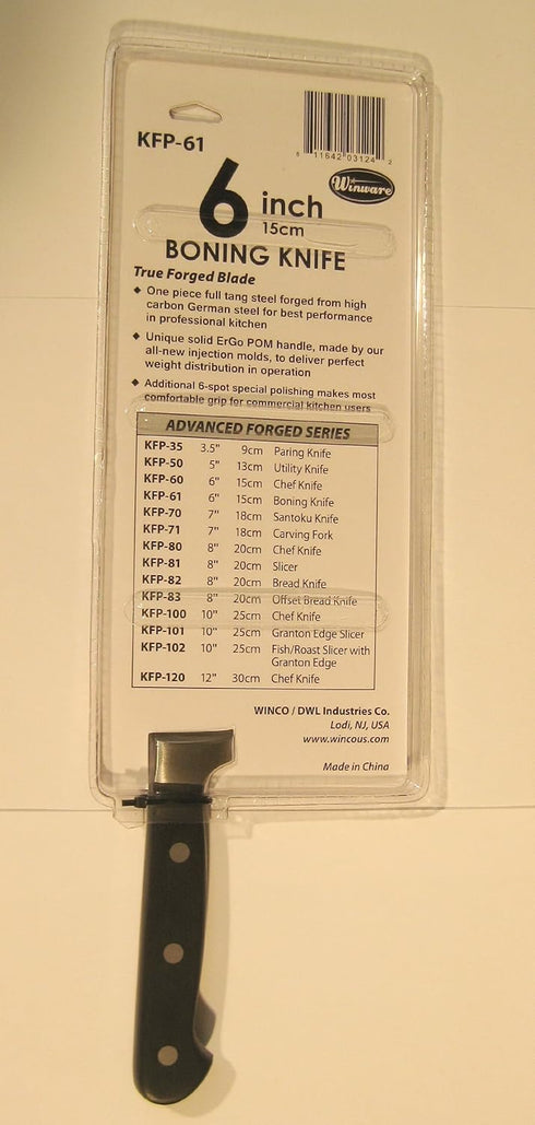 Winco KFP-61 Acero cutlery,Stainless Steel, 6?...