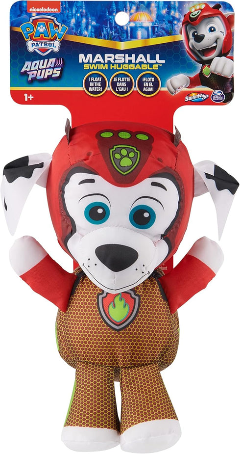 Swimways Paw Patrol AquaPups Marshall Swim Huggable, Paw Patrol Toys, Bath Toys & Beach Toys, Floating Water Stuffed Animal for Kids Aged 1 & Up...