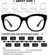 AEZUNI Oversized Reading Glasses Women Large Readers 0 1.0 1.25 1.5 1.75 2.0 2.25 2.5 2.75 3.0 3.5 4.0 5.0 6.0(Black,175)...