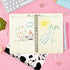 L1rabe 2 A5 Cow Spiral Notebooks Cute Funny Cow Pink Strawberry Milk College Ruled Notebooks Hardbound Spiral Travel Drawing Journal Notepad Diary...