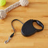 Amazon Basics Retractable Dog Leash, Small - 16ft, Black...