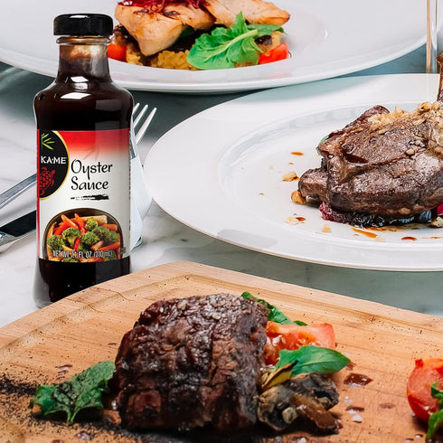 KA-ME Oyster Sauce 7.0 oz, Authentic Asian Ingredients and Flavors, Certified , No Preservatives/MSG, For Marinade, Dipping & Cooking BBQ, Meats, ...