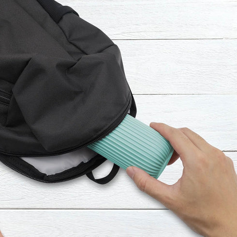 Toothbrush Cup Portable Toothbrush Holder Multifunction Travel Cup Organizer Toothbrush Case and Carrier for Bathroom School Business Trip 2Pack(P...