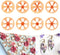 Puocaon Mini Petals Clay Cutters - Set of 8 Floral Petal Polymer Clay Cutters, Mini Petal Clay Cutter for Floral Polymer Clay Earrings Making, Cla...