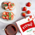 FITNE Strawberry Herbal Detox Tea Fruity Myrobalan Rhubard Senna Infusion Cleansing High Antioxidant No Calories Stevia Sweetener, 12 Tea Bags...