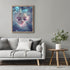 Posterizer 1 pcs-looking through the flowers-dainty art-Abstract & Modern Art-Gift for Men Women Teens-Living Room Bedroom Decor- unframed wall ar...