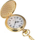 I-MART Smooth Vintage Pocket Watch with Chain (Gold)...