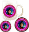 David Cassidy 70's Singer Cup + Magnet + Pin, Astrology Aries Zodiac Metal Tiger...