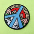 Peace Sign Mountain and River Vitage Explore Outdoor Patch Embroidered Applique Iron On Sew On Emblem...
