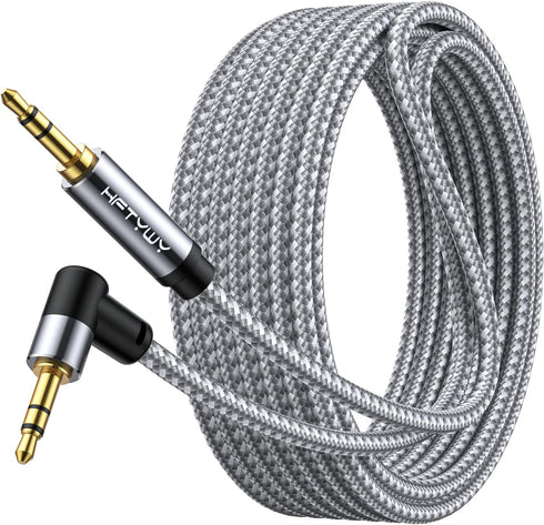 3.5mm Audio Cable 4 ft AUX Cord Male to Male AUX Headphone Cable aux Cable Stereo Aux Jack to Jack Cable 90 Degree Right Angle Auxiliary Cord......