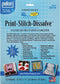 Pellon 2301S Print-Stitch-Dissolve Stabilizer for Embroidery, White, 8.5" x 11", 12 sheet ( Pack of 1 )...