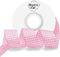 Humphrey's Craft 1 Inch Wide Pink and White Gingham Ribbons Spool - 25 Yards Variety of Color for Make Bows, DIY, Sewing, Gift Wrapping, Wedding, ...