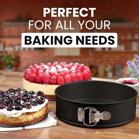 Zulay Premium Springform Pan 9-Inch Nonstick Cheesecake Pan with Removable Bottom, Leak-Proof Design, No Need for Parchment Paper – For Baking Cak...