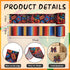 2 Rolls Cinco de Mayo Craft Ribbons for Wreath Bows, 2.5"×10 Yards Wired Edge Ribbons Mexican Fiesta Ribbon Mixed Color Stripes Wired Ribbons for ...
