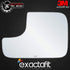 exactafit 8444L Driver Side Mirror Glass Replacement Repair Compatible With 2002 2003 2004 2005 2006 2007 2008 2009 Dodge Ram 1500 2500 3500...