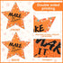 72 Pcs 5.9" Star Cutouts Paper for Bulletin Board Decorations Glitter Star Cutouts Positive Sayings Star Confetti Cutouts for Bulletin Board Class...