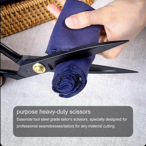 Premium Fabric Scissors Heavy Duty, Sharp All Purpose Scissors For Office Craft Sewing Embroidery, Professional dressmakers Shears...