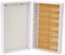 Heathrow Scientific HD15989E White Cork Lined 25 Place Microscope Slide Box, 5.5" Length x 3.5" Width x 1.24" Height...