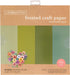 Lia Griffith Frosted Craft Paper, 12" x 12", Succulent Pack 20 Sheets...