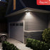 Globe Electric 240 W Twin Head Black Hardwired Automatic Dusk to Dawn Security Flood Light, Spotlight, Outdoor, Outside House Lights...