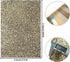 8 Pieces 8x12 Inch Faux Leather Sheets Light Gold Fine Chunky Glitter Patent Metallic Litchi Holographic Snake Texture Leather Fabric for Bows Ear...