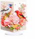 ShengDexin Diamond Art Kits for Adults Flowers and birds, Crafts for Kids,Tabletop Diamond Art Painting Kit 9.5x7inch,DIY Diamond Desk Placement O...