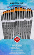 Paint Brushes Set for Acrylic Painting, 16 pcs Nylon Hair Paint Brushes for Oil Watercolor Face Body Rock Painting Artist, Art Painting Brush Kits...