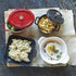 Heiss® Energy-Efficient Cast Aluminum Mini Square Grill Pan for Serving, 10 Ounce, 6" x 6", Red/White...