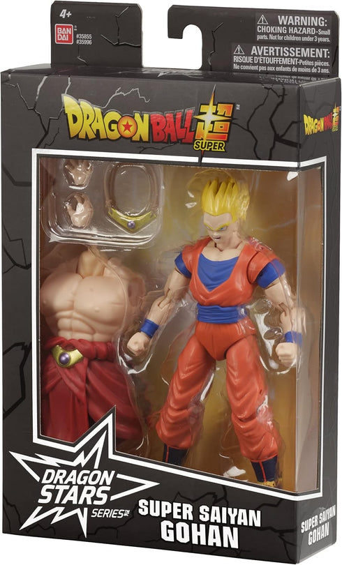 Dragon Ball Super - Dragon Stars - Super Saiyan Gohan, 6.5" Action Figure...
