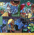 1 Yard - Disney Beauty & The Beast "Stained Glass Window" Cotton Fabric (Great for Quilting, Sewing, Craft Projects, Quilts, Throw Pillows & More)...