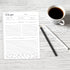 Recipe Paper 5.5x8.5 White, 50-Pack, Blank Recipe Paper to Write in Your Recipes, Minimalist Half-Letter Size Refill Pages for Recipe Binder, Reci...