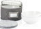 Stack Store Plus More China Storage Quilted Case for Dessert Plate, Bowls, Small Plate or Saucer - 8" W x 6" H - Gray - Includes 12 Felt Separator...