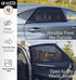 L/Car Sun Shades for SUV Windows (12 Sizes) - UV, Bug, Privacy Protection, Heat Blocker, Stretch-to-Fit Mesh Screens for Baby & Camping, 2-Pack by...