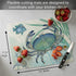 Cut N' Funnel Oceana Designer Flexible Plastic Cutting Board Mat, 15" x 11.5", Made in the USA, Decorative, Flexible, Easy to Clean...