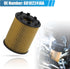 X AUTOHAUX 3pcs Engine Oil Filter with Seals No.68102241AA/73500049/71765460/71773176/6001073250 for KIA II 1.3L 2008-2018...