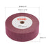 uxcell 150mm x 50mm 320 Grit Non-Woven Polishing Burnishing Wheel Nylon Wire Drawing Abrasive Flap Wheel for Stainless Steel Copper Red...