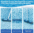 Pool Brush with Rotatable Handle,17.5" Pool Brush Head for Inground Pools, Above-Ground & Vinyl Pools, Heavy-duty Pool Brushes for Cleaning Pool W...