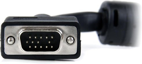 StarTech.com VGA to VGA Cable - 1 ft - HD15 M/M - Coax High Resolution - Computer Monitor Cable - Video Cable - VGA Monitor Cable (MXT101MMHQ1)...